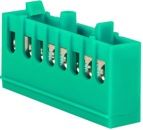 Шина изолированная EKF PROxima PE "земля" ШНИ-6х9-8-К-З 8 групп зеленый фото Шина изолированная EKF PROxima PE "земля" ШНИ-6х9-8-К-З 8 групп зеленый картинка